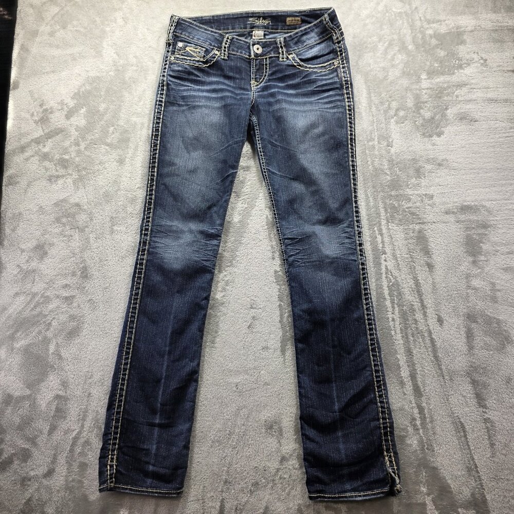Silver Jeans Women's Boot Cut in Dark Blue